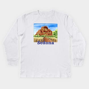 Sedona, Arizona Kids Long Sleeve T-Shirt